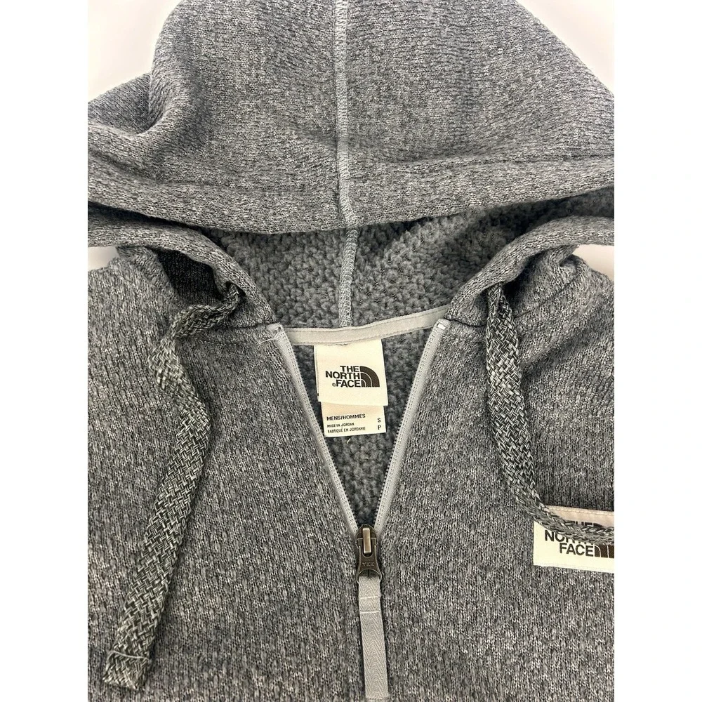 The North Face mens full zip thermal/fleece hooded medium weight jacket size S - Picture 5 of 8
